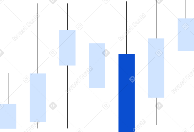 биржевая диаграмма в PNG, SVG