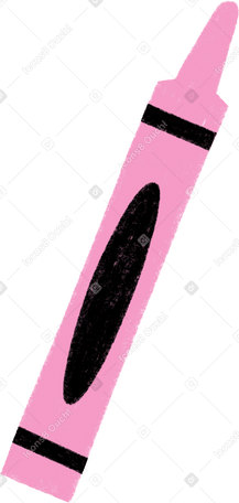 pink crayon PNG, SVG