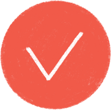 check mark in red circle PNG, SVG