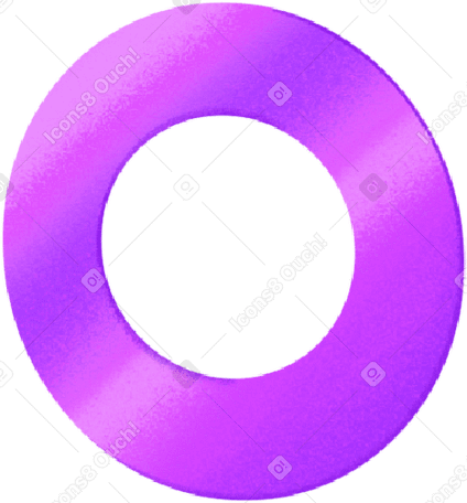 Graphique rond violet PNG, SVG