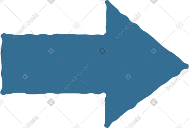 Blue arrow PNG, SVG