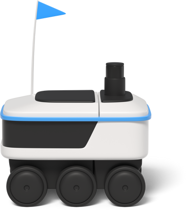 delivery robot side view PNG, SVG
