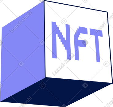 Nft cube PNG, SVG