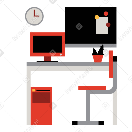 Офисное помещение в PNG, SVG