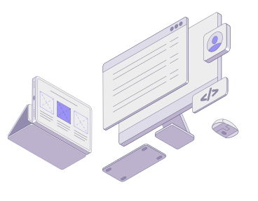 Монитор с программным кодом на экране в PNG, SVG