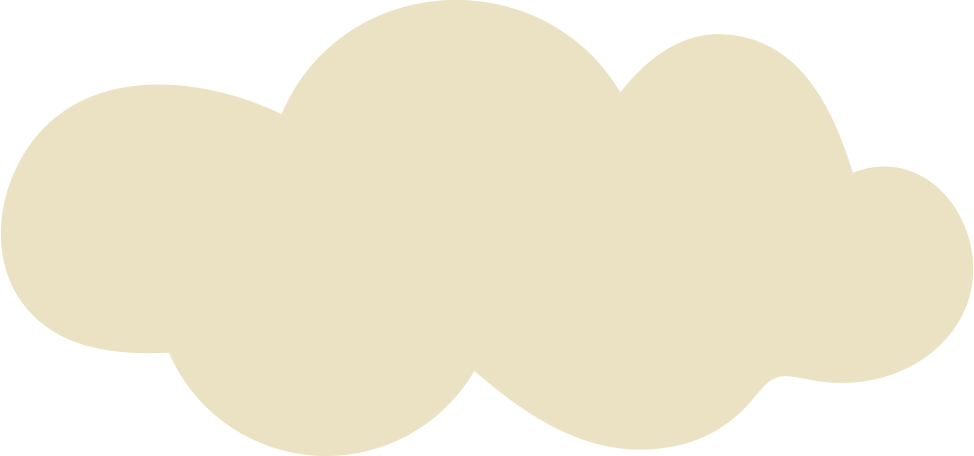 Beige fluffy cloud Illustration in PNG, SVG