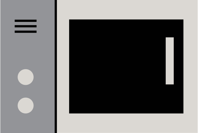 Illustration four micro-onde aux formats PNG, SVG