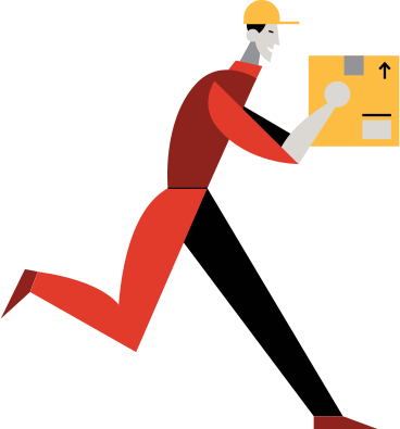 delivery man PNG, SVG