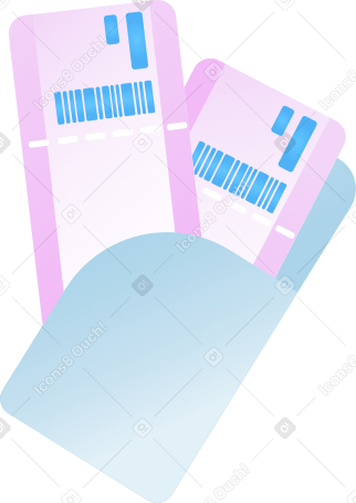 Biglietti aerei PNG, SVG
