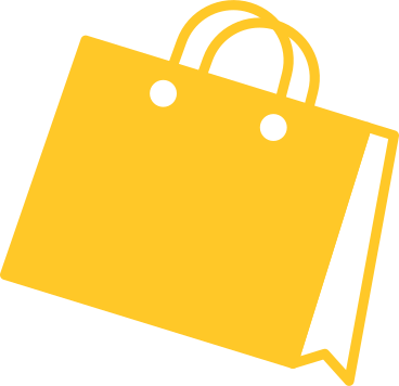 shopping bag yellow PNG, SVG