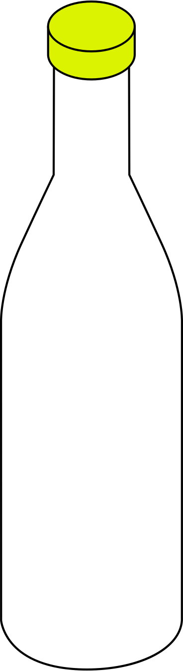 glasflasche PNG, SVG