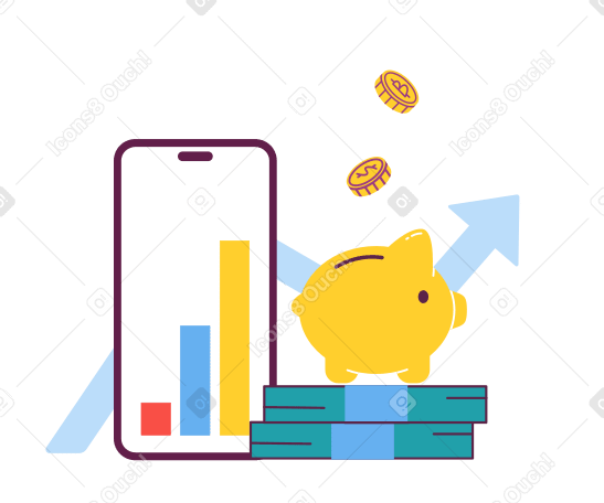 financial growth PNG, SVG