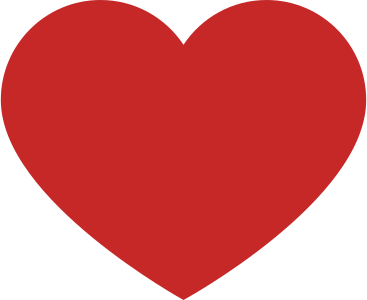 Red heart в PNG, SVG