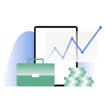 Business statistics and financial planning PNG, SVG