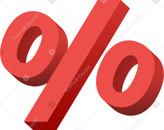 por cento PNG, SVG