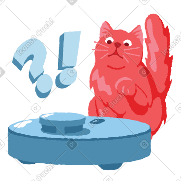 Cat vs吸尘器 PNG, SVG