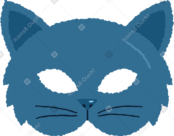 mask cat Illustration in PNG, SVG