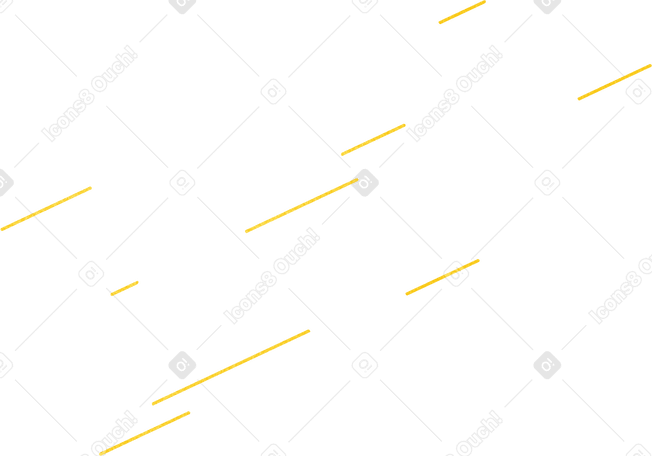 yellow lines Illustration in PNG, SVG