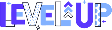 lettering level up PNG, SVG