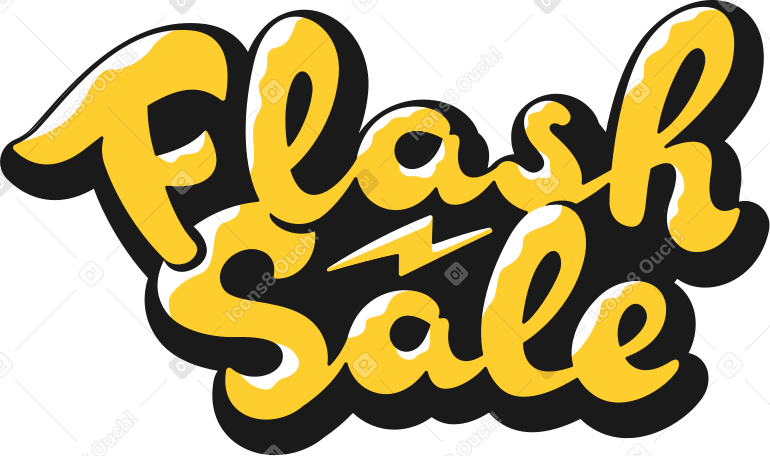 flash sale PNG, SVG