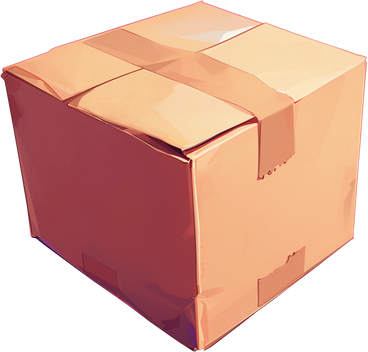 Упаковочная коробка в PNG, SVG