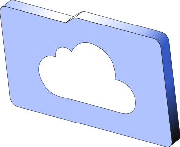 cloud-ordner vorne PNG, SVG