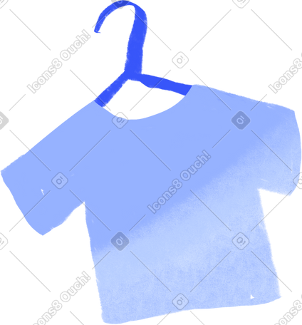 t-shirt on a hanger PNG, SVG