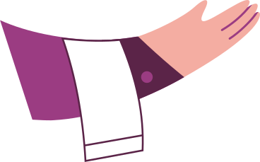 Waiter's hand PNG, SVG