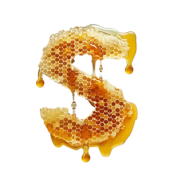 Honey letter s PNG, SVG
