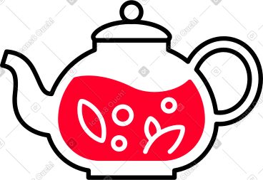 玻璃茶壶 PNG, SVG