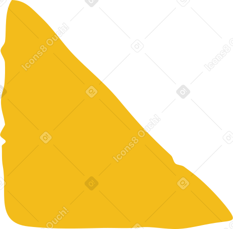 yellow triangle PNG、SVG