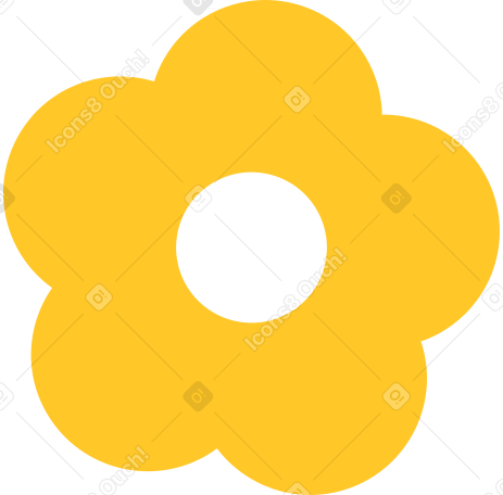 flower yellow Illustration in PNG, SVG