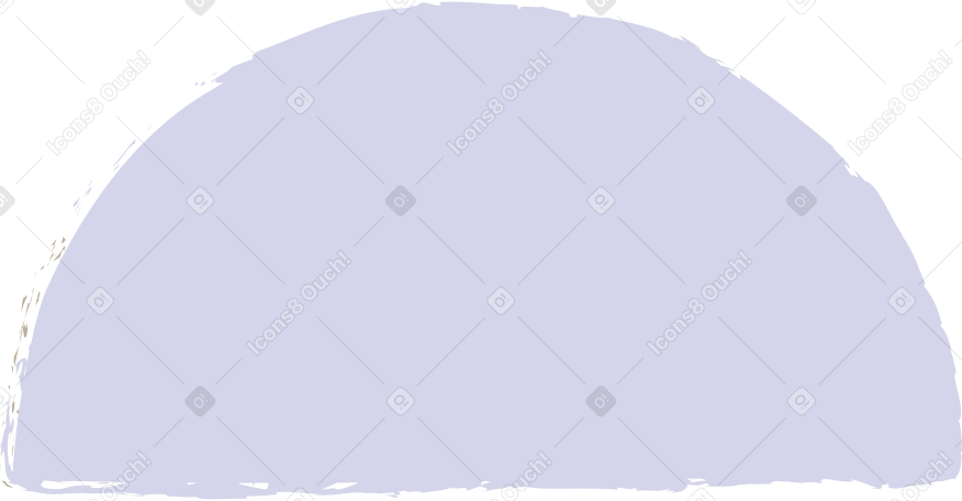 purple semicircle Illustration in PNG, SVG