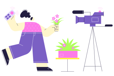 Video blog about plants PNG, SVG