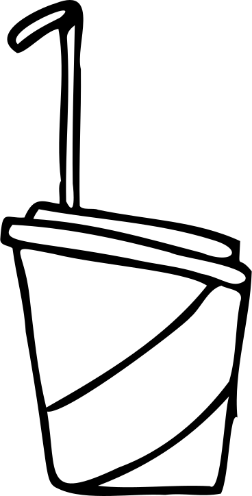 Чашка газировки в PNG, SVG