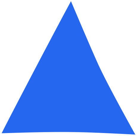 Triangle blue Illustration in PNG, SVG