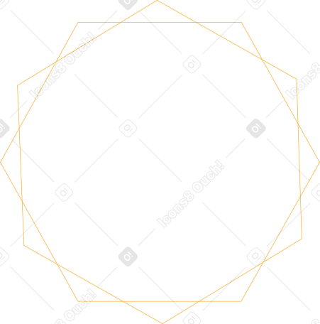 金色菱形框 PNG, SVG