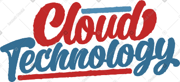 Lettering cloud technology PNG, SVG