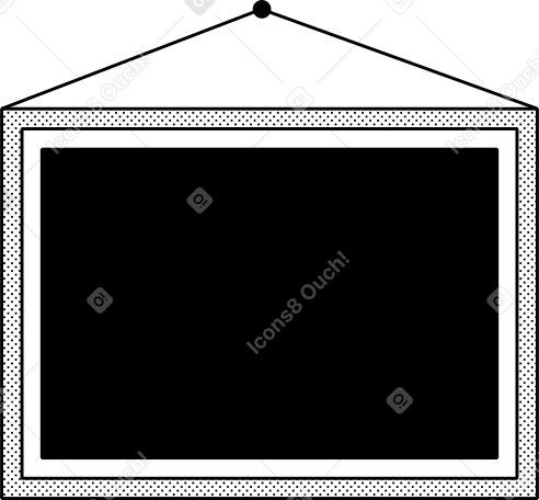framed picture PNG, SVG