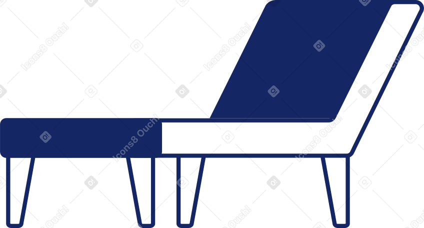 лежак в PNG, SVG