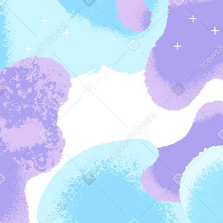 Blue and lilac abstract background with glitter PNG, SVG