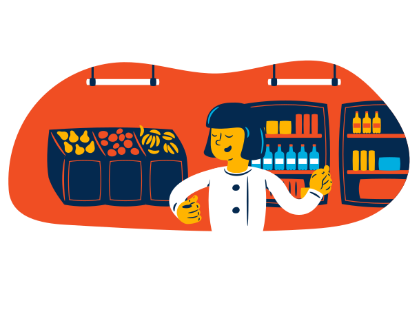 Supermarket worker  PNG, SVG