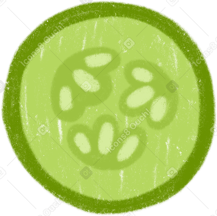 cucumber slice PNG, SVG