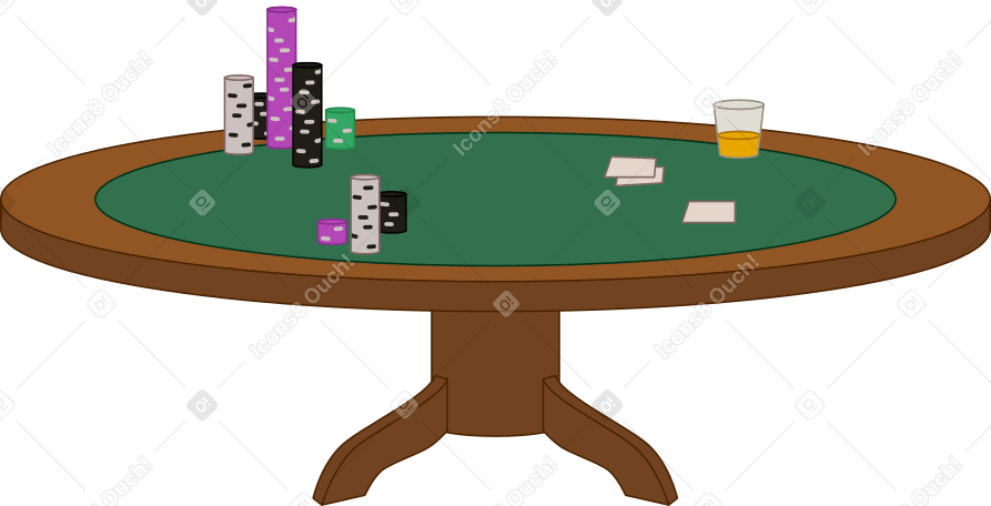 poker table PNG, SVG