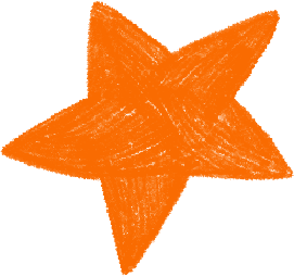 Orangefarbener stern PNG, SVG