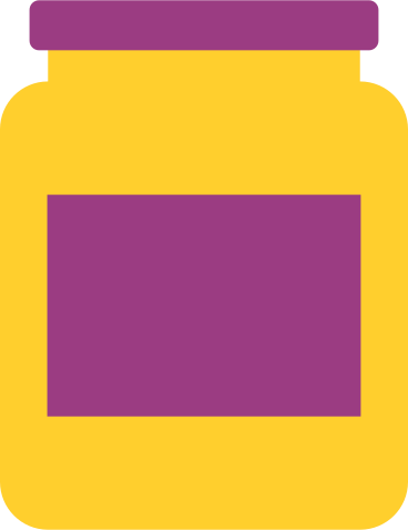 yellow jar PNG, SVG