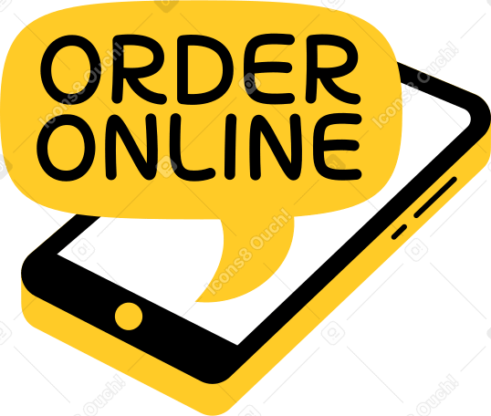 Заказ букв онлайн по телефону текст в PNG, SVG