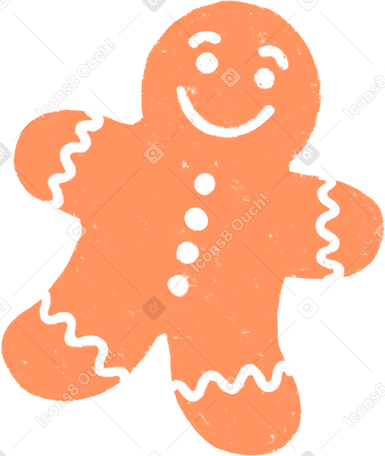 gingerbread man PNG、SVG