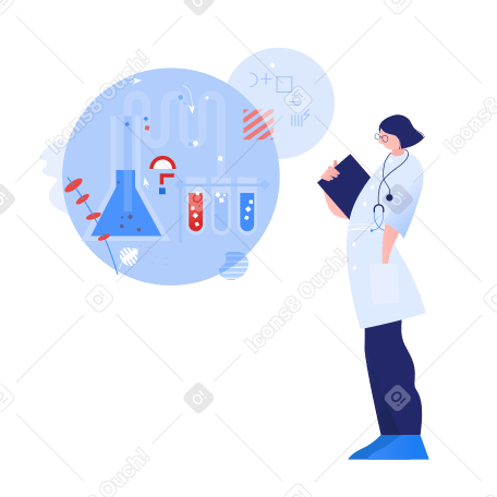 Medical doctor Illustration in PNG, SVG