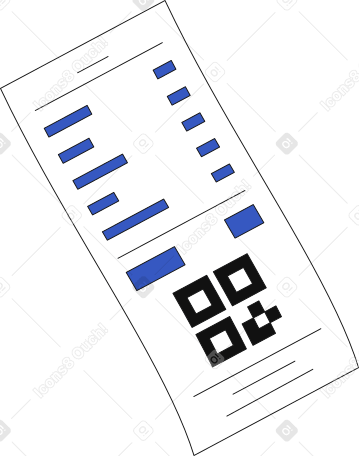 order receipt Illustration in PNG, SVG